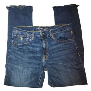 U.S. POLO ASSOCIATION Men's Blue Syraight Leg Jeans Size 36x30